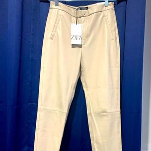 Zara leather like leggings